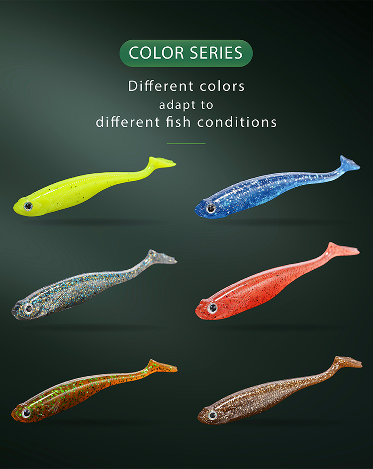 T-Tail Soft Baits-GD05-110mm/7.3g | GD Angling Tackle - Fishing Lure by GD Angling Tackle