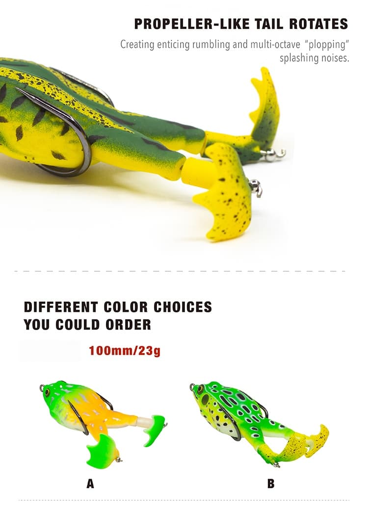 Frog Bait GDFG02 90mm/13.7g hollow body frog - view 13