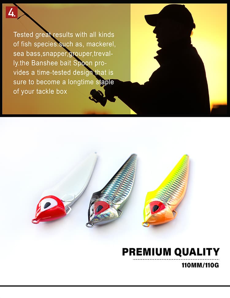 Jig Lure GDTB02 110mm/110g heavy saltwater jig - view 16