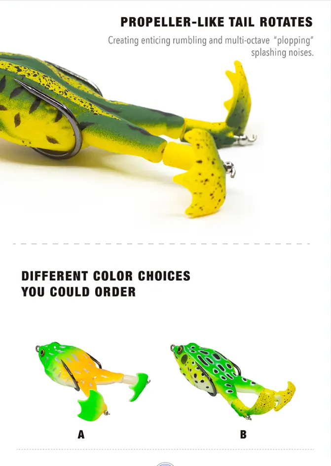 Frog Bait GDFG02 90mm/13.7g hollow body frog - view 9
