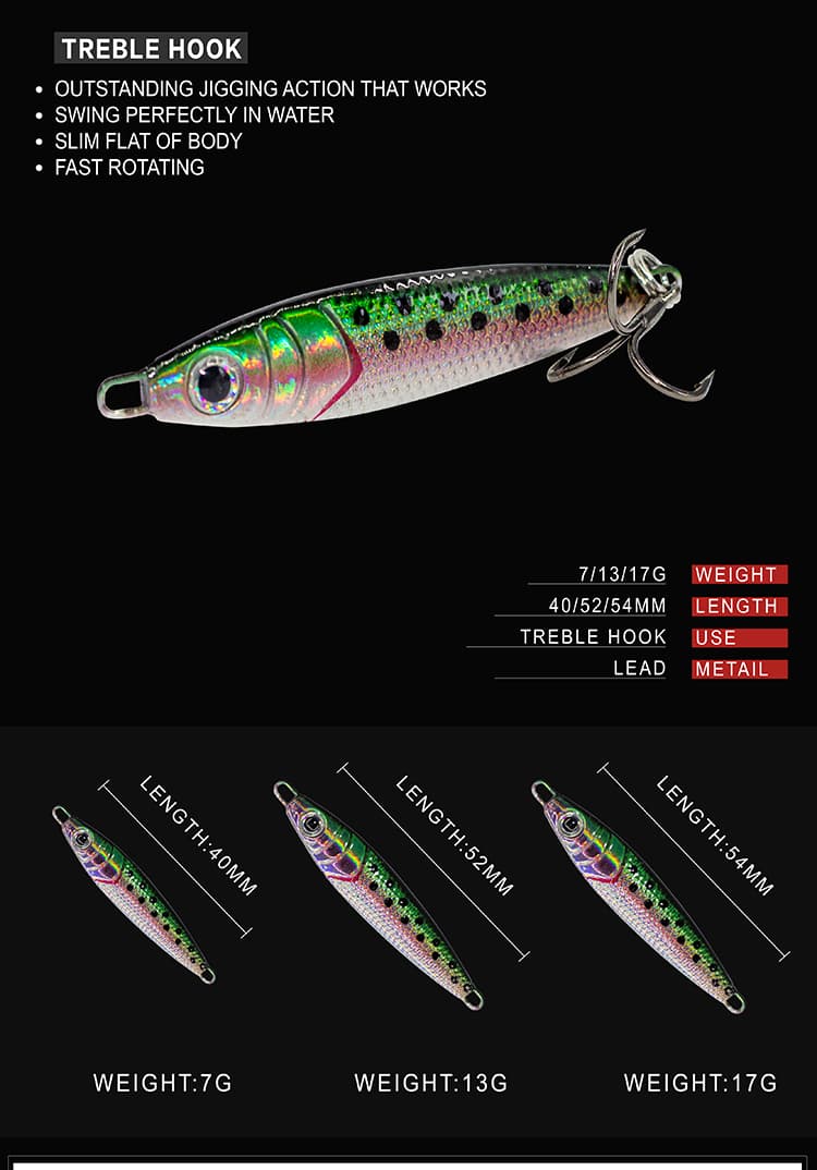 Jig Lure GDTB03 52mm/13g lead jig lure - view 5