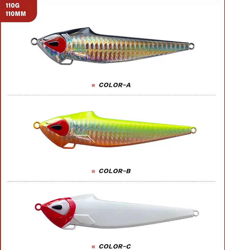 Jig Lure GDTB02 110mm/110g heavy saltwater jig - view 11