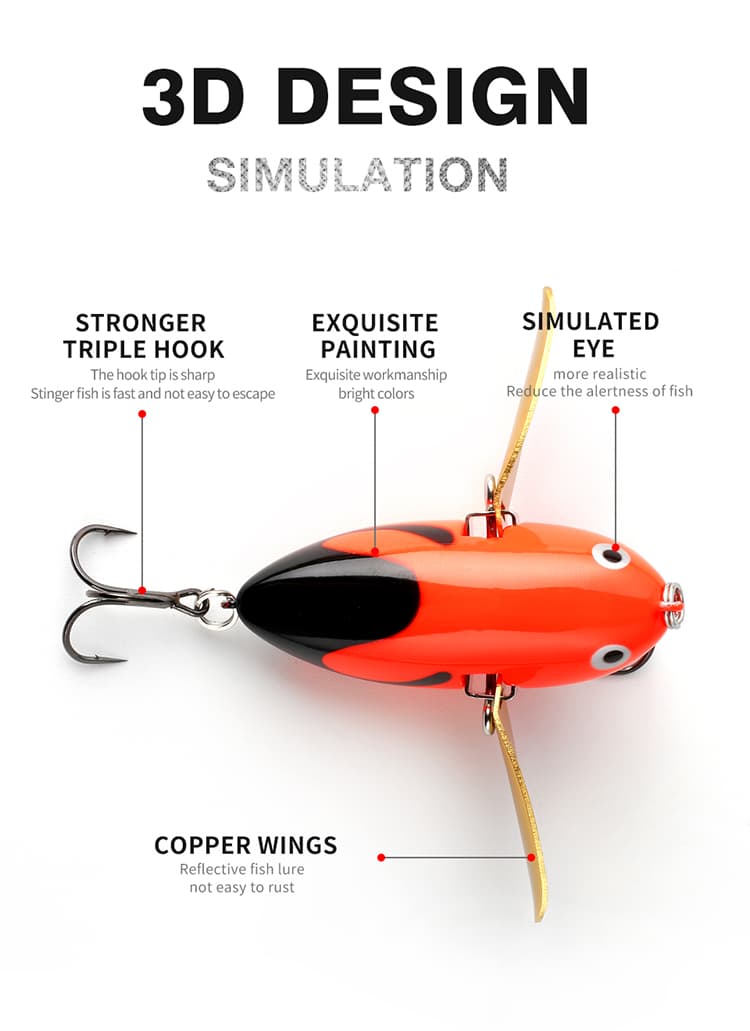 Popper Lure GDPP08 58mm/12g topwater popper - view 5