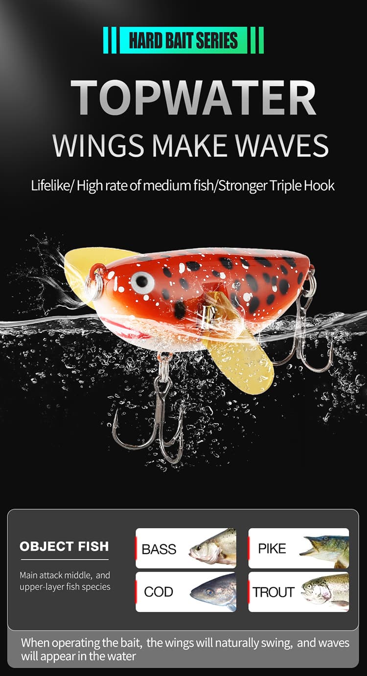 Popper Lure GDPP08 58mm/12g topwater popper - view 8