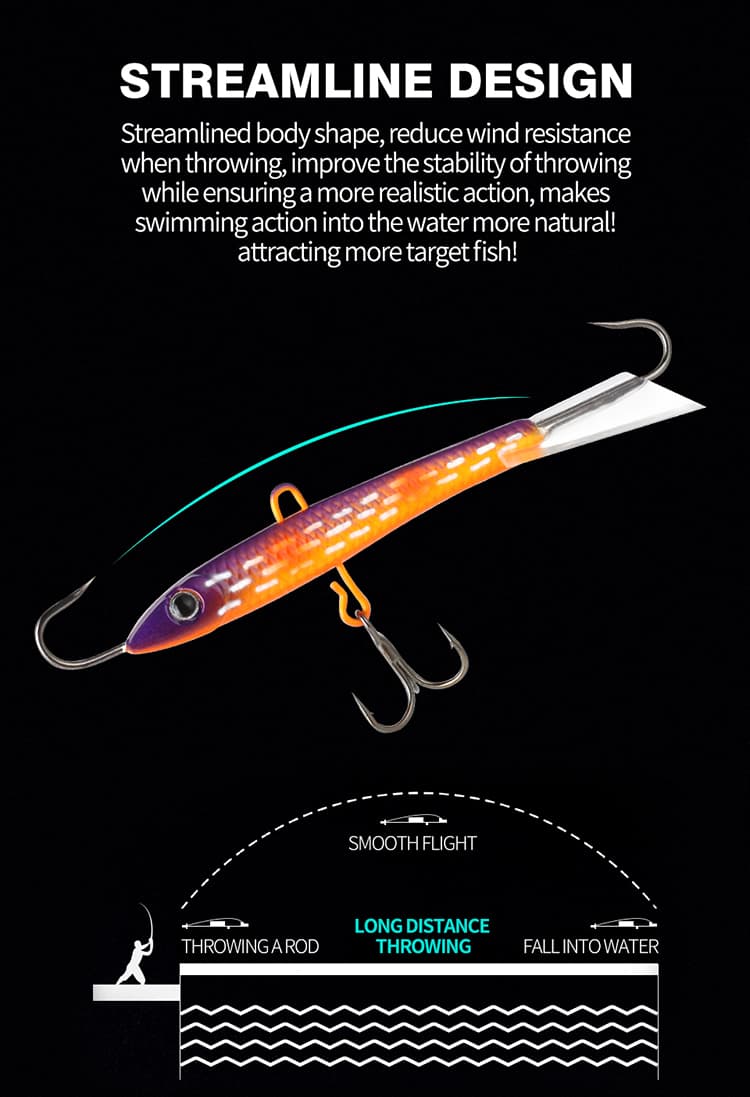 Jig Lure GDTB04 65mm/23g lead jig lure - view 9