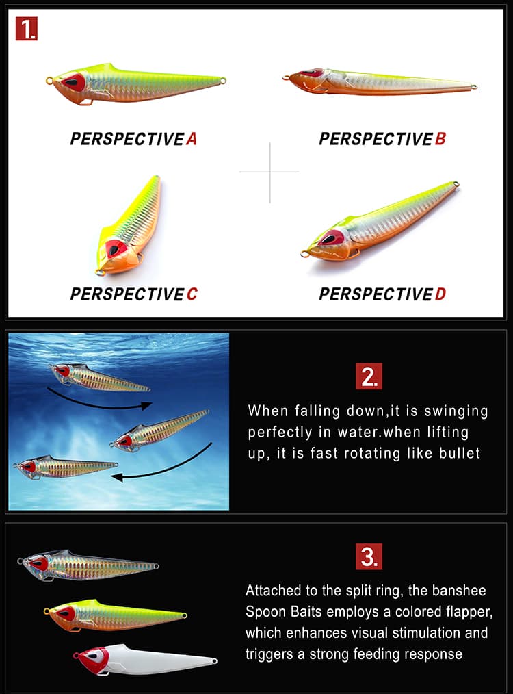 Jig Lure GDTB02 110mm/110g heavy saltwater jig - view 15