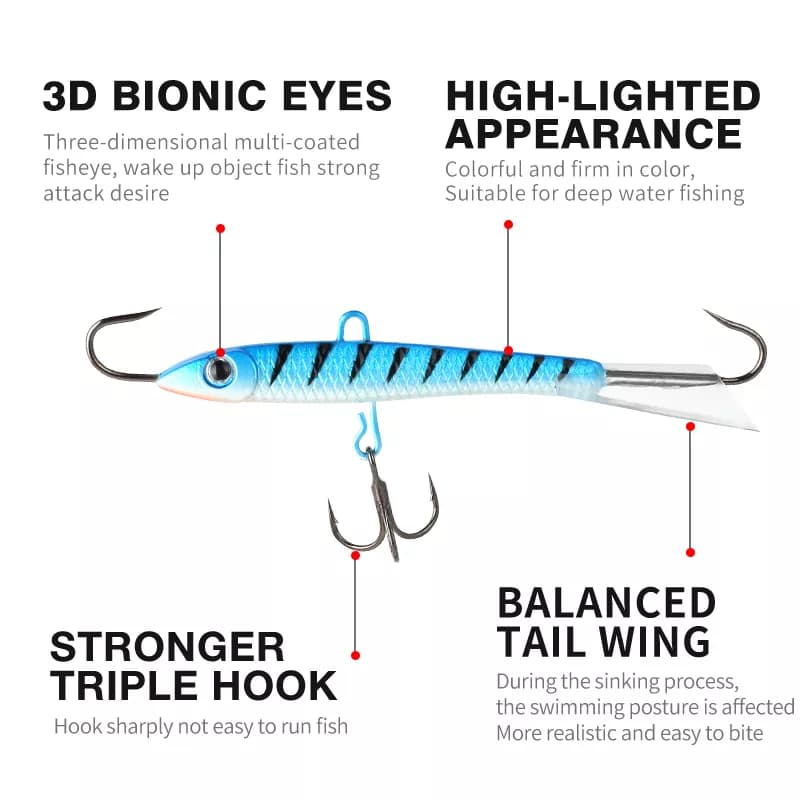 Jig Lure GDTB04 65mm/23g lead jig lure - view 6